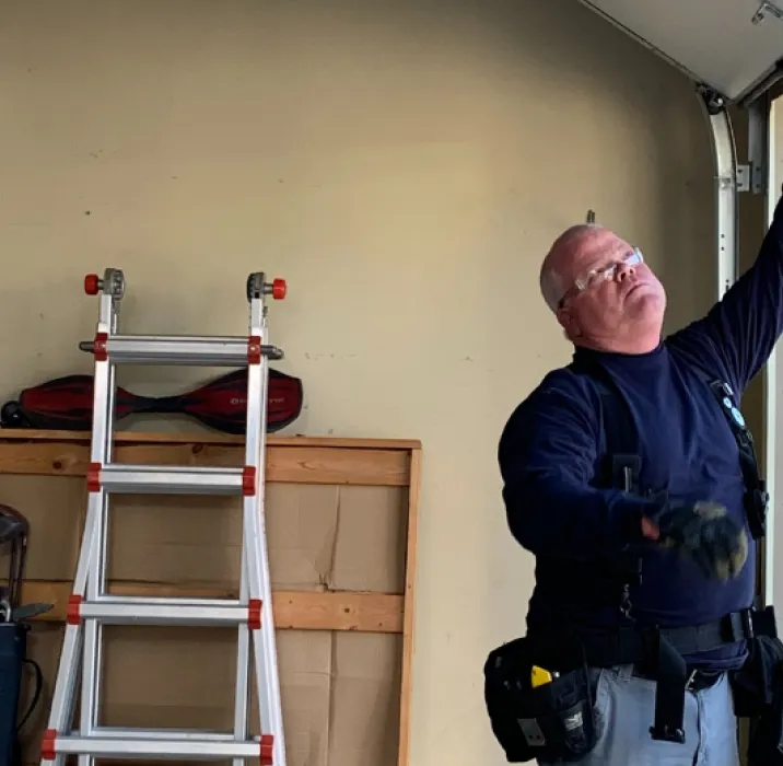 Garage door repair technician