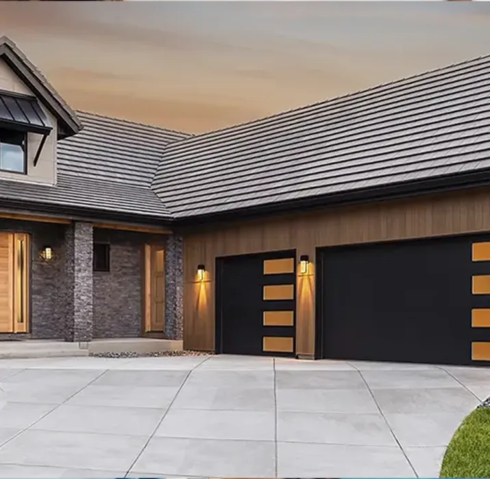 Modern garage door